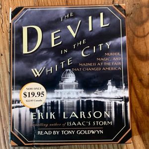 The Devil in the White City by Erik Larson audiobook. 6 hours on 5 compact discs